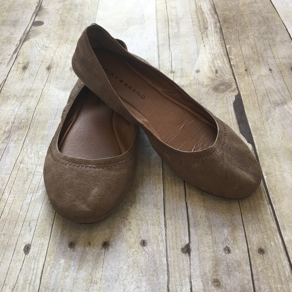 Lucky Brand Leather Ballet Flats - Picture 2 of 5